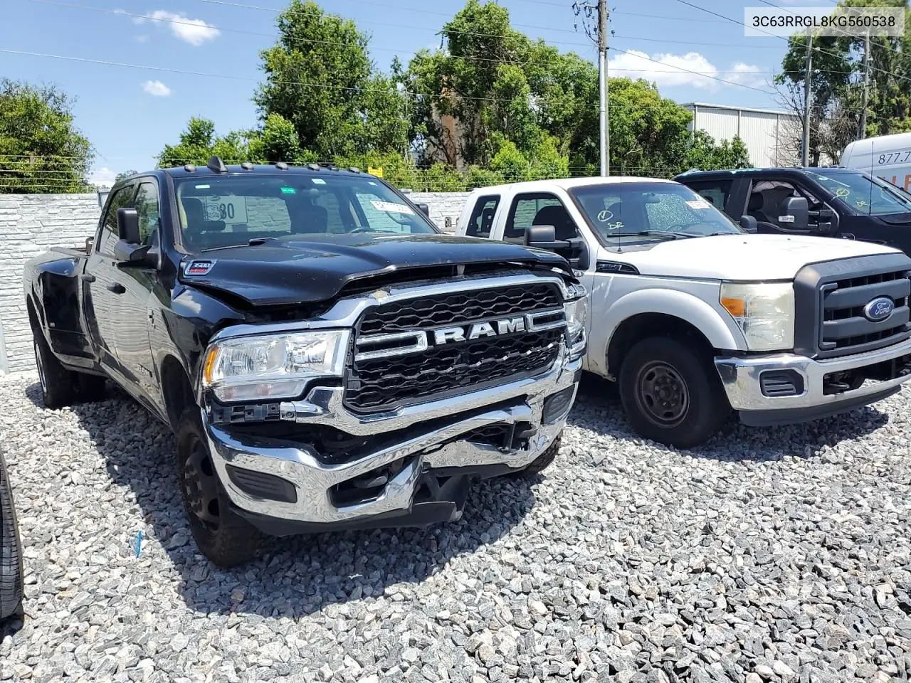2019 Ram 3500 Tradesman VIN: 3C63RRGL8KG560538 Lot: 62111005