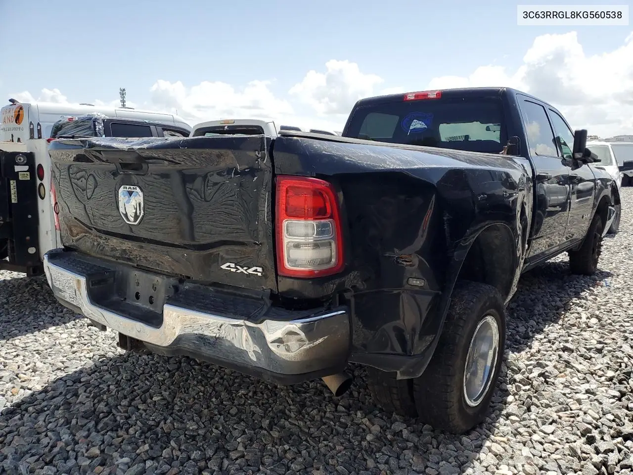 2019 Ram 3500 Tradesman VIN: 3C63RRGL8KG560538 Lot: 62111005