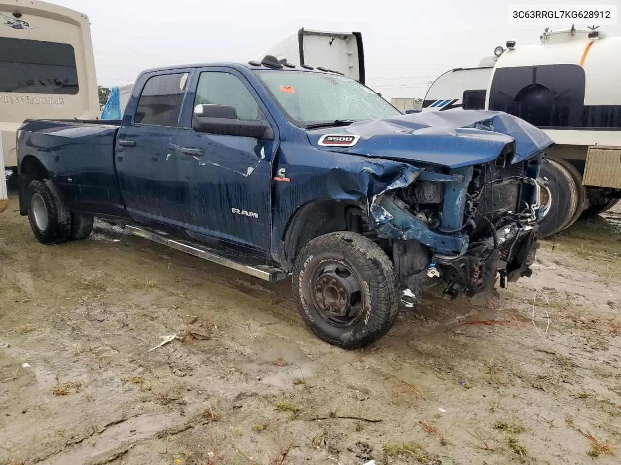 2019 Ram 3500 Tradesman VIN: 3C63RRGL7KG628912 Lot: 62949945