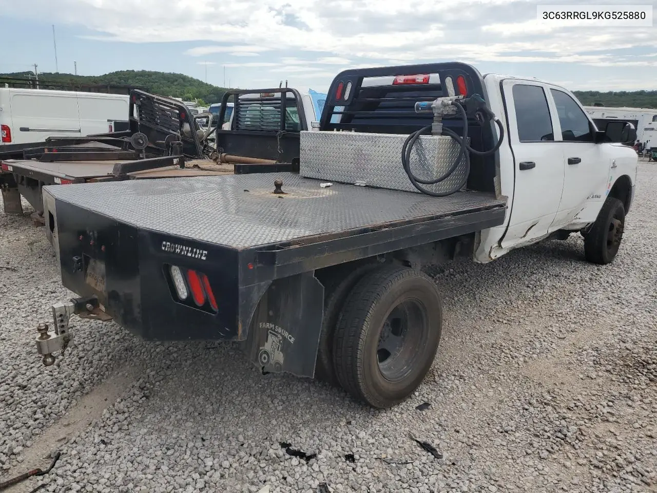 2019 Ram 3500 Tradesman VIN: 3C63RRGL9KG525880 Lot: 65624795