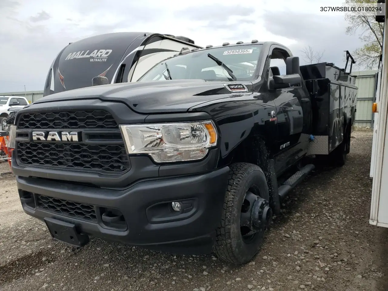 2020 Ram 3500 VIN: 3C7WRSBL0LG180294 Lot: 52858365