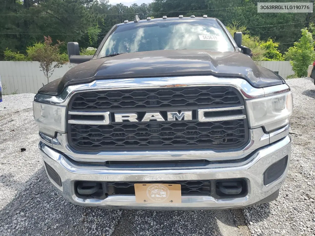 2020 Ram 3500 Tradesman VIN: 3C63RRGL1LG190776 Lot: 56361915