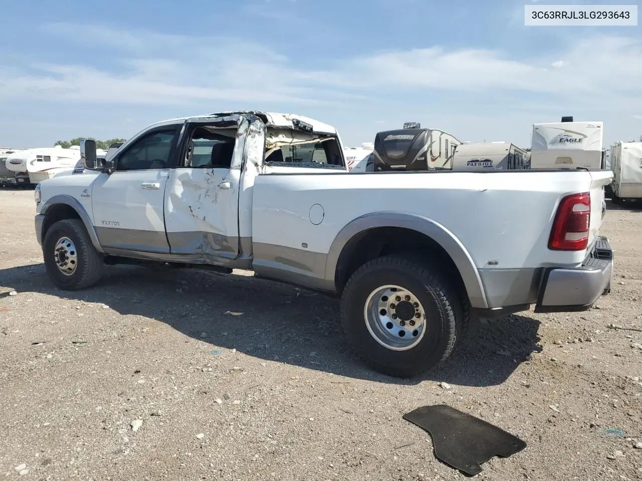 2020 Ram 3500 Laramie VIN: 3C63RRJL3LG293643 Lot: 59673595