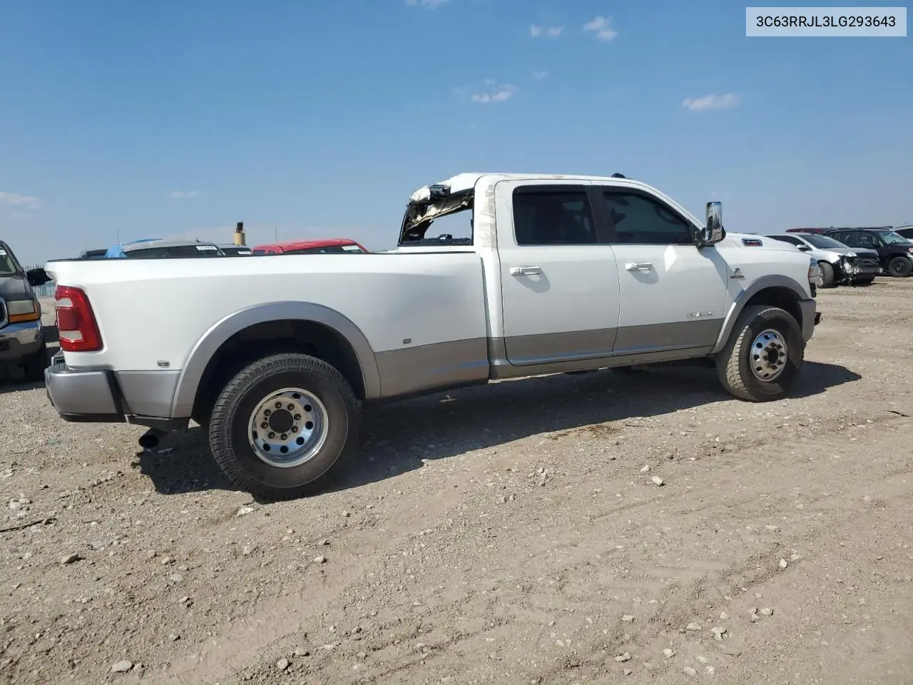 2020 Ram 3500 Laramie VIN: 3C63RRJL3LG293643 Lot: 59673595