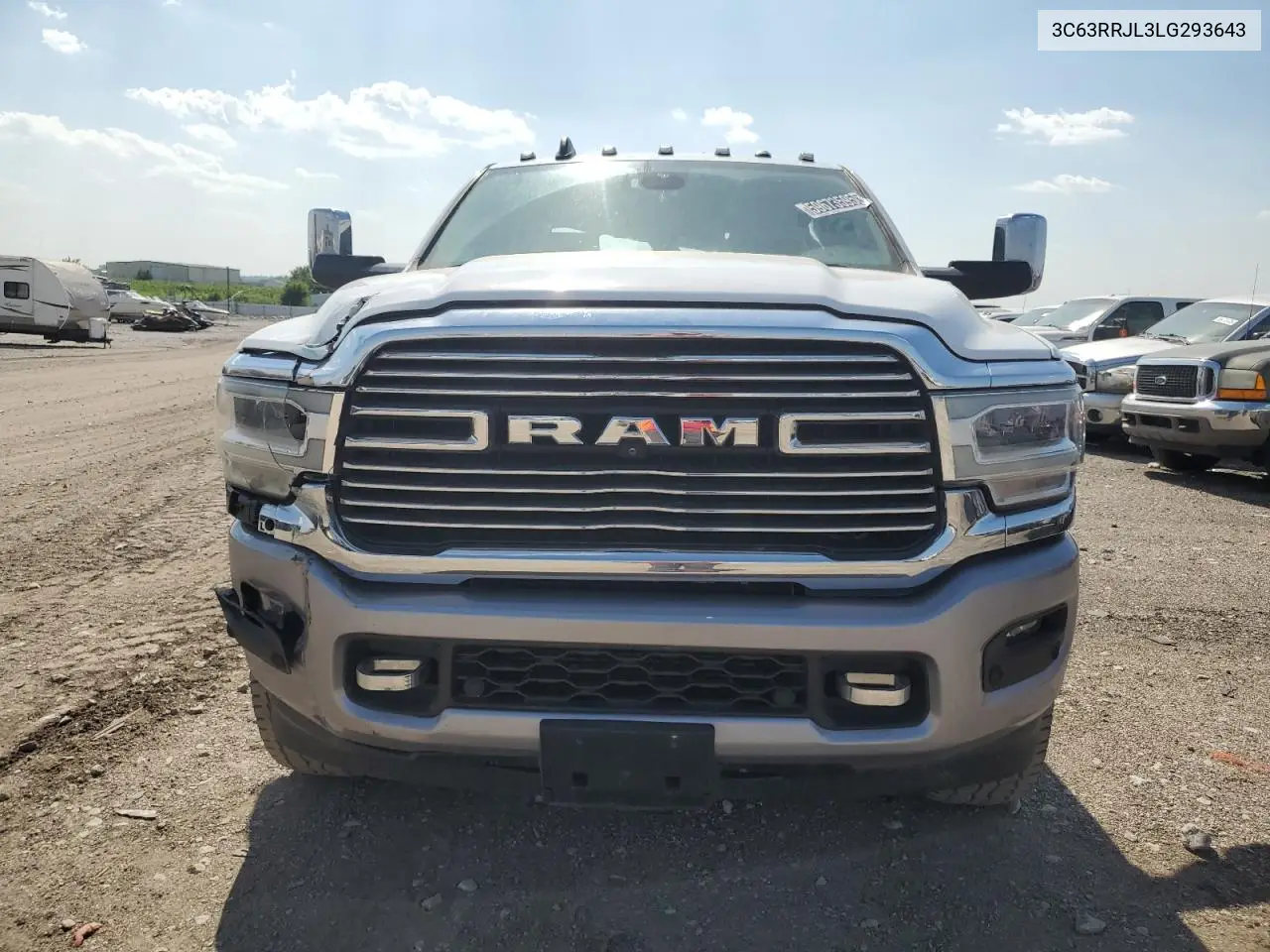 2020 Ram 3500 Laramie VIN: 3C63RRJL3LG293643 Lot: 59673595