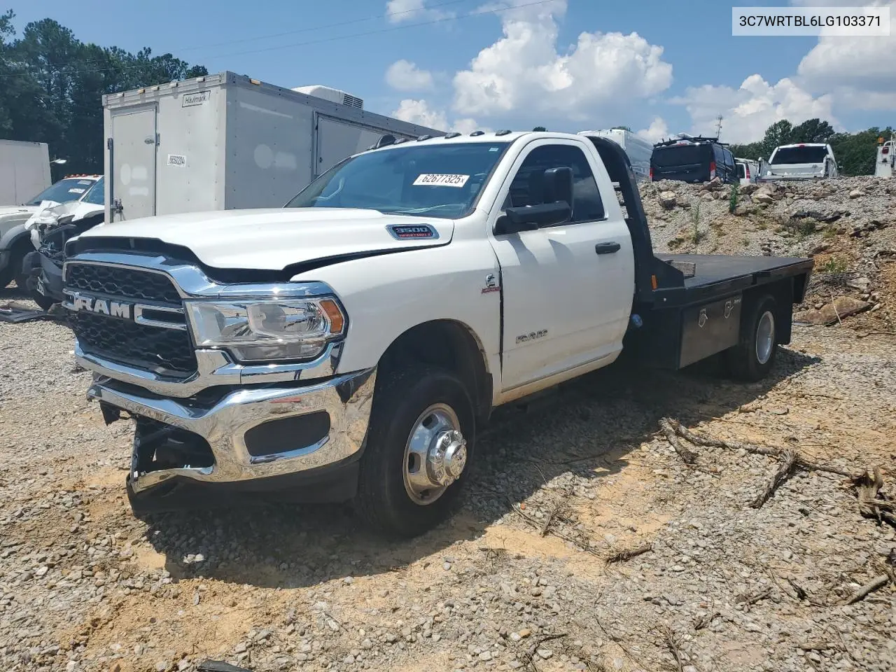 2020 Ram 3500 VIN: 3C7WRTBL6LG103371 Lot: 62677325