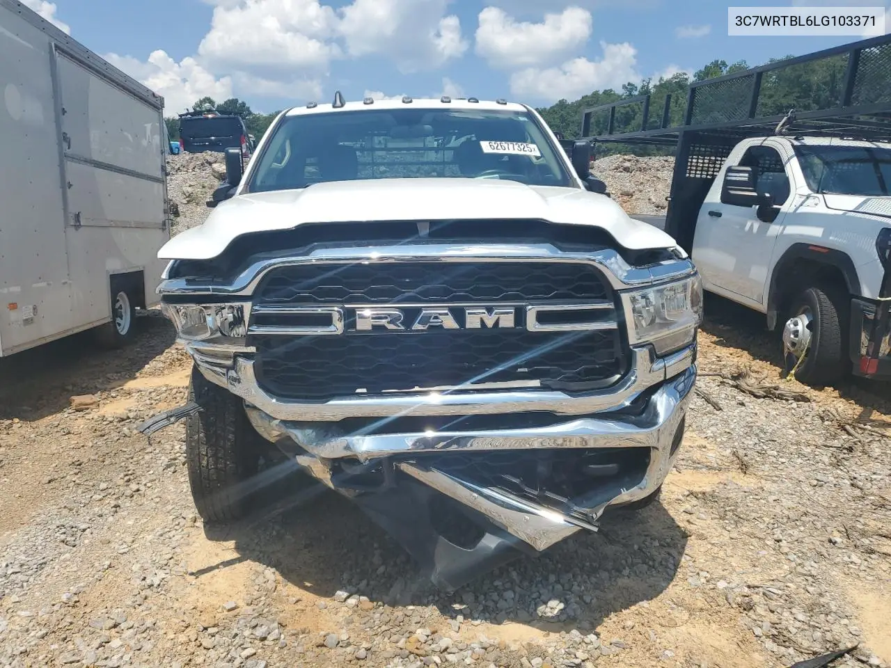 2020 Ram 3500 VIN: 3C7WRTBL6LG103371 Lot: 62677325