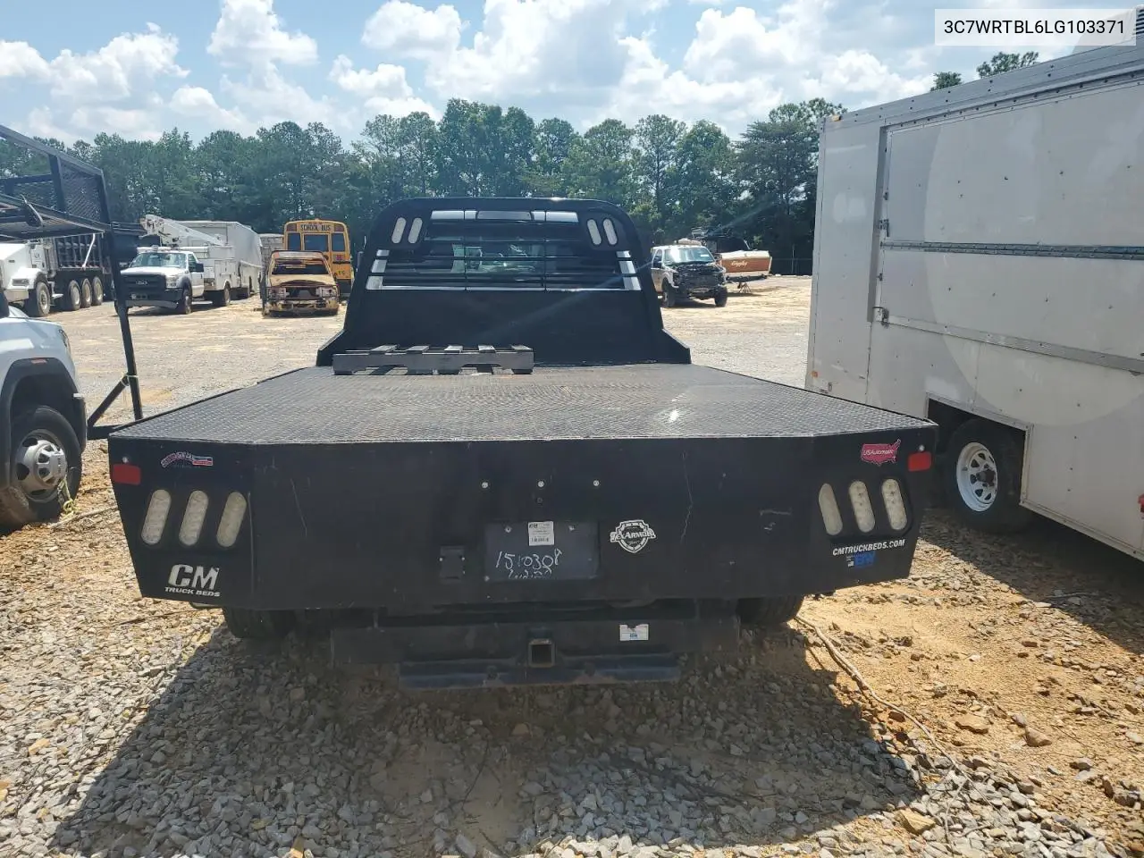2020 Ram 3500 VIN: 3C7WRTBL6LG103371 Lot: 62677325