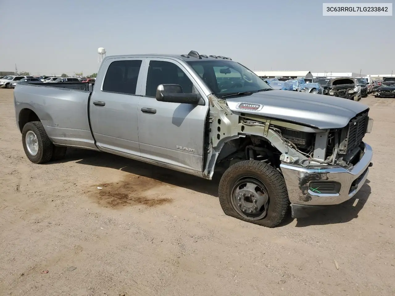 2020 Ram 3500 Tradesman VIN: 3C63RRGL7LG233842 Lot: 62892045