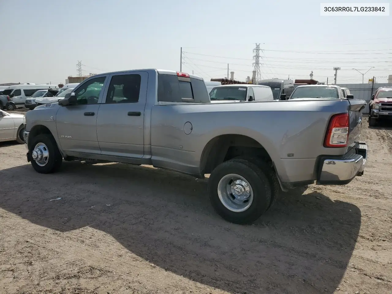 2020 Ram 3500 Tradesman VIN: 3C63RRGL7LG233842 Lot: 62892045