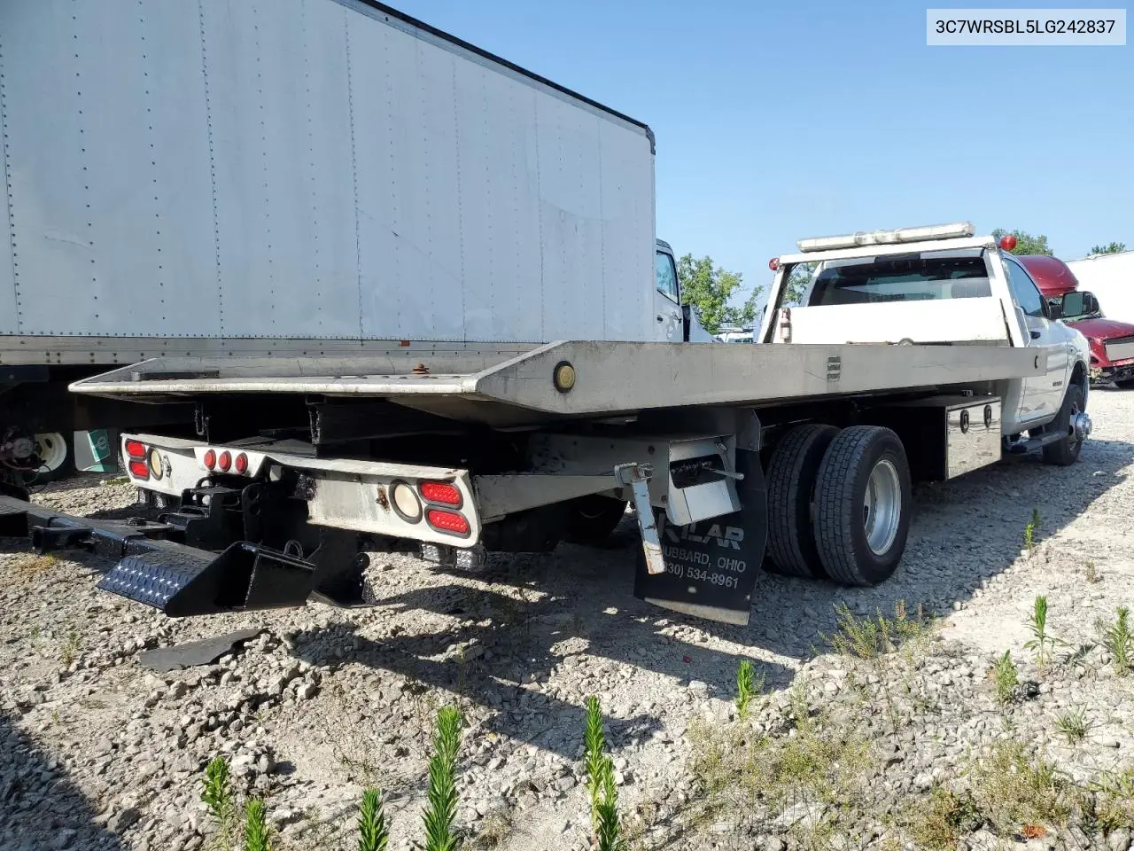 2020 Ram 3500 VIN: 3C7WRSBL5LG242837 Lot: 63818785
