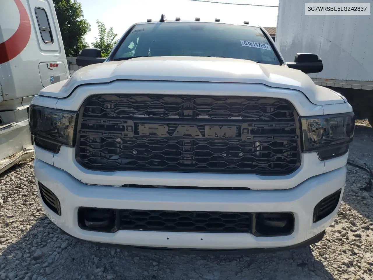 2020 Ram 3500 VIN: 3C7WRSBL5LG242837 Lot: 63818785