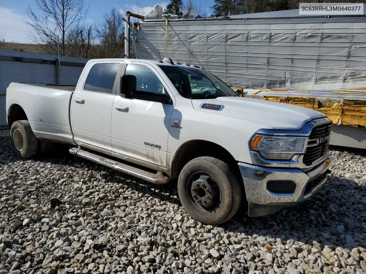 2021 Ram 3500 Big Horn VIN: 3C63RRHL3MG640377 Lot: 46336205