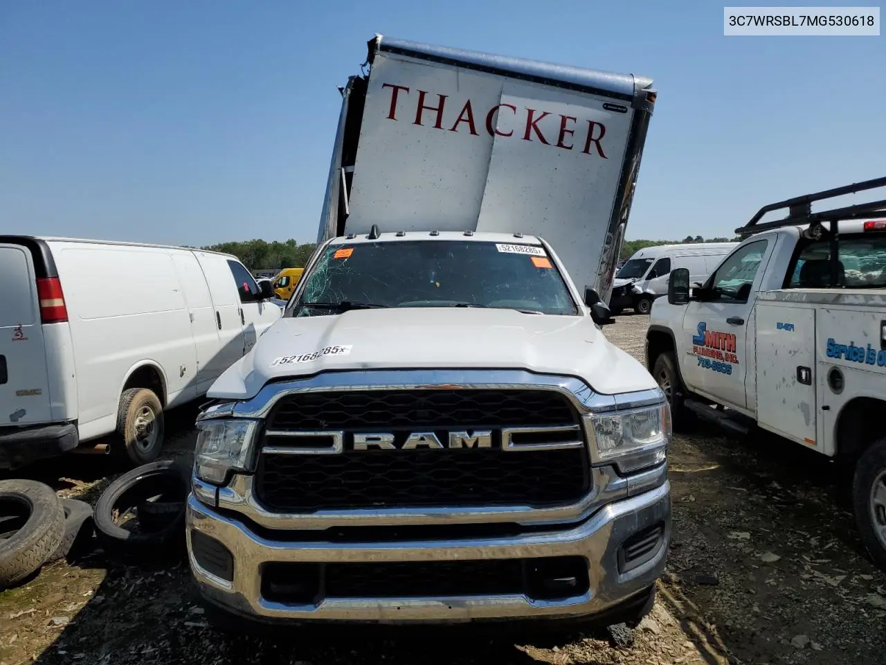 2021 Ram 3500 VIN: 3C7WRSBL7MG530618 Lot: 52168285