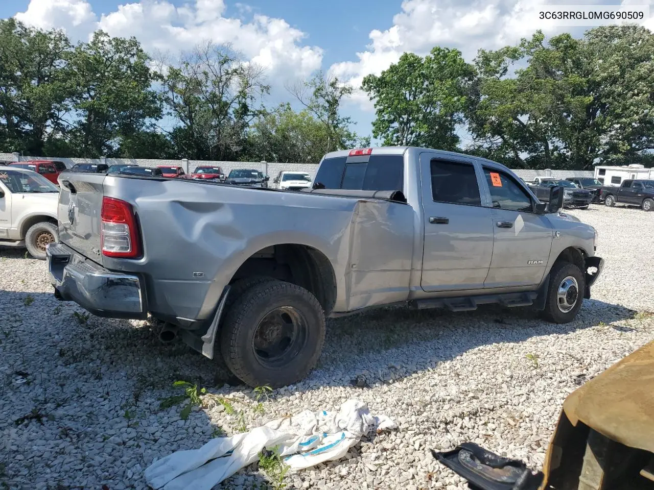 2021 Ram 3500 Tradesman VIN: 3C63RRGL0MG690509 Lot: 60703955
