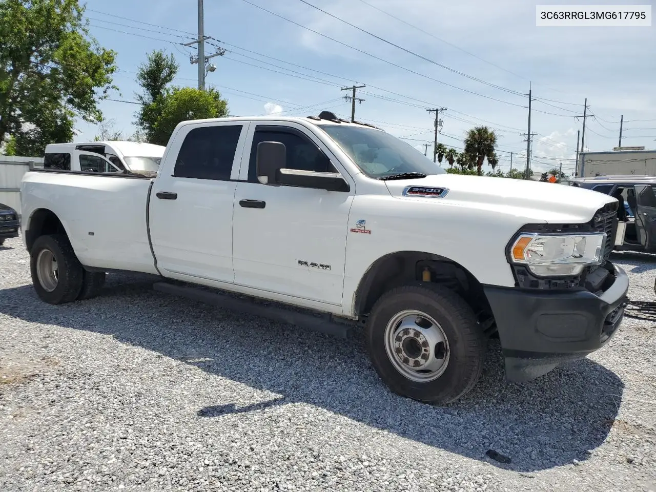 2021 Ram 3500 Tradesman VIN: 3C63RRGL3MG617795 Lot: 63784785