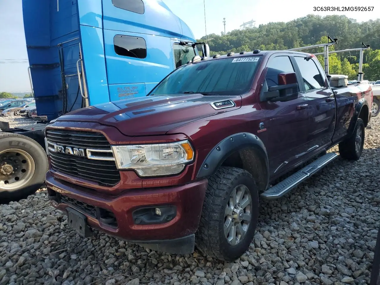 2021 Ram 3500 Big Horn VIN: 3C63R3HL2MG592657 Lot: 64777525