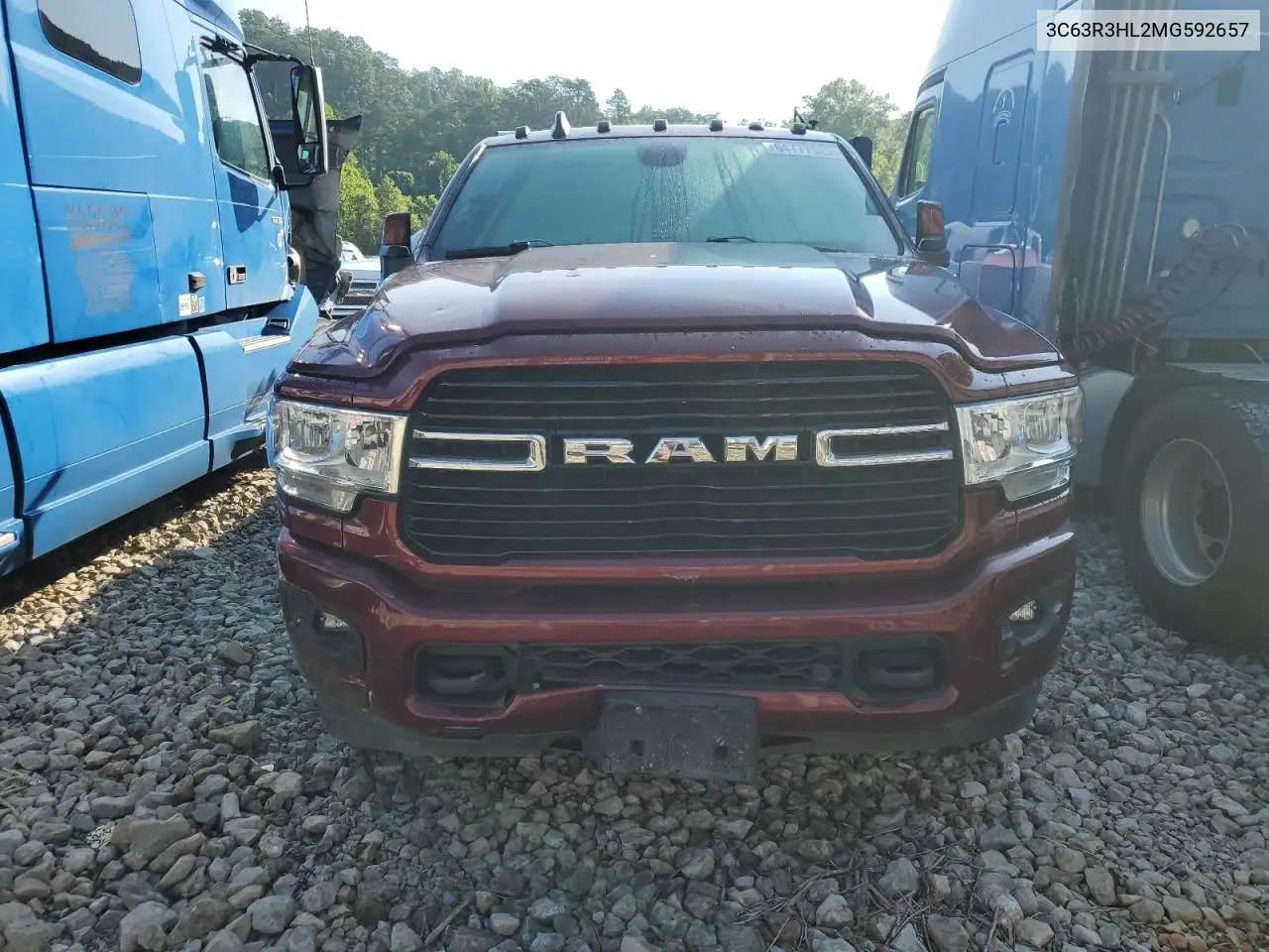 2021 Ram 3500 Big Horn VIN: 3C63R3HL2MG592657 Lot: 64777525
