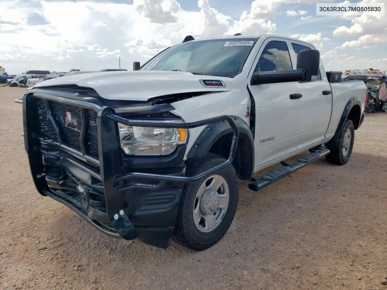 2021 Ram 3500 Tradesman VIN: 3C63R3CL7MG505830 Lot: 65370355
