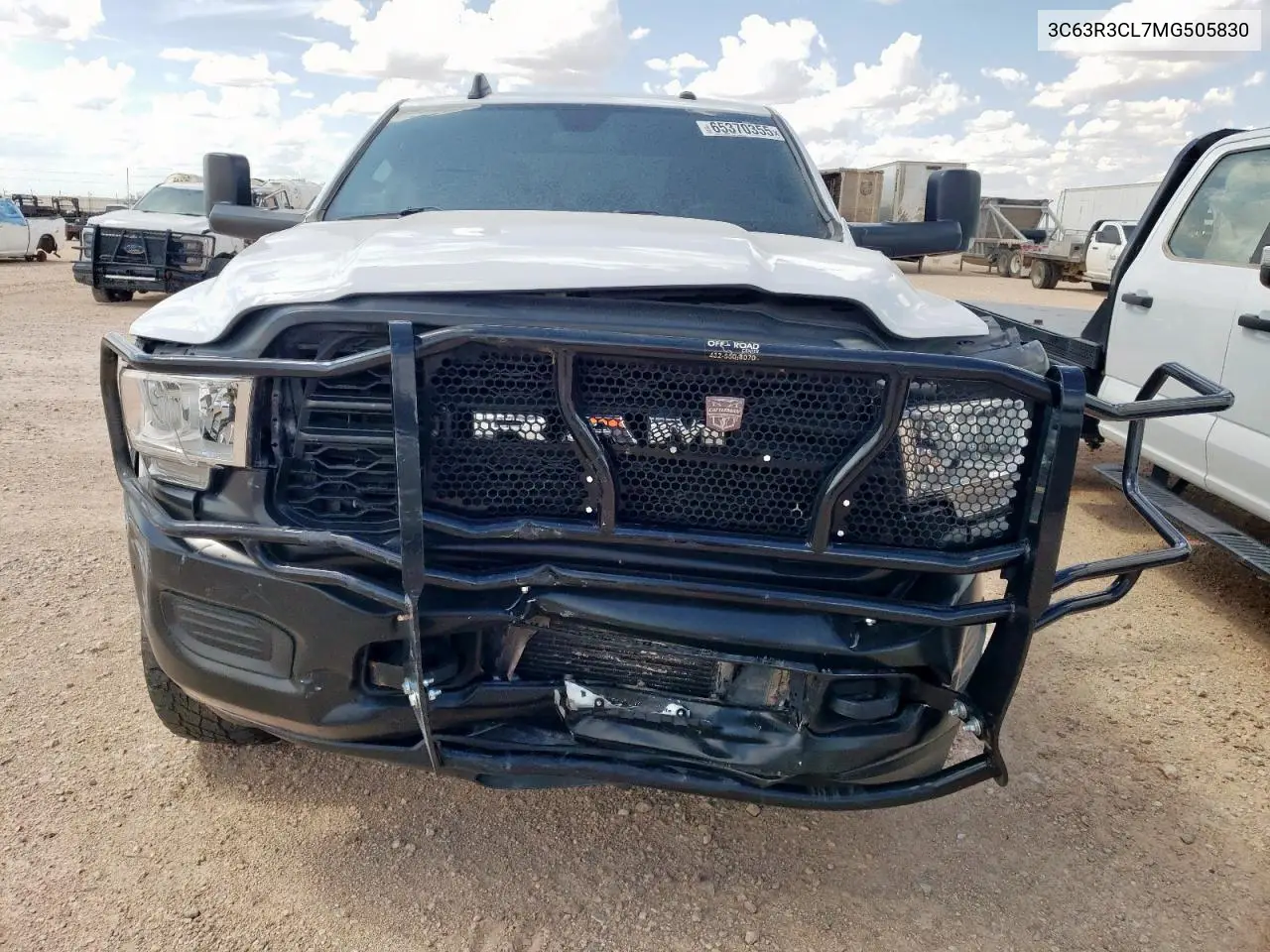 2021 Ram 3500 Tradesman VIN: 3C63R3CL7MG505830 Lot: 65370355