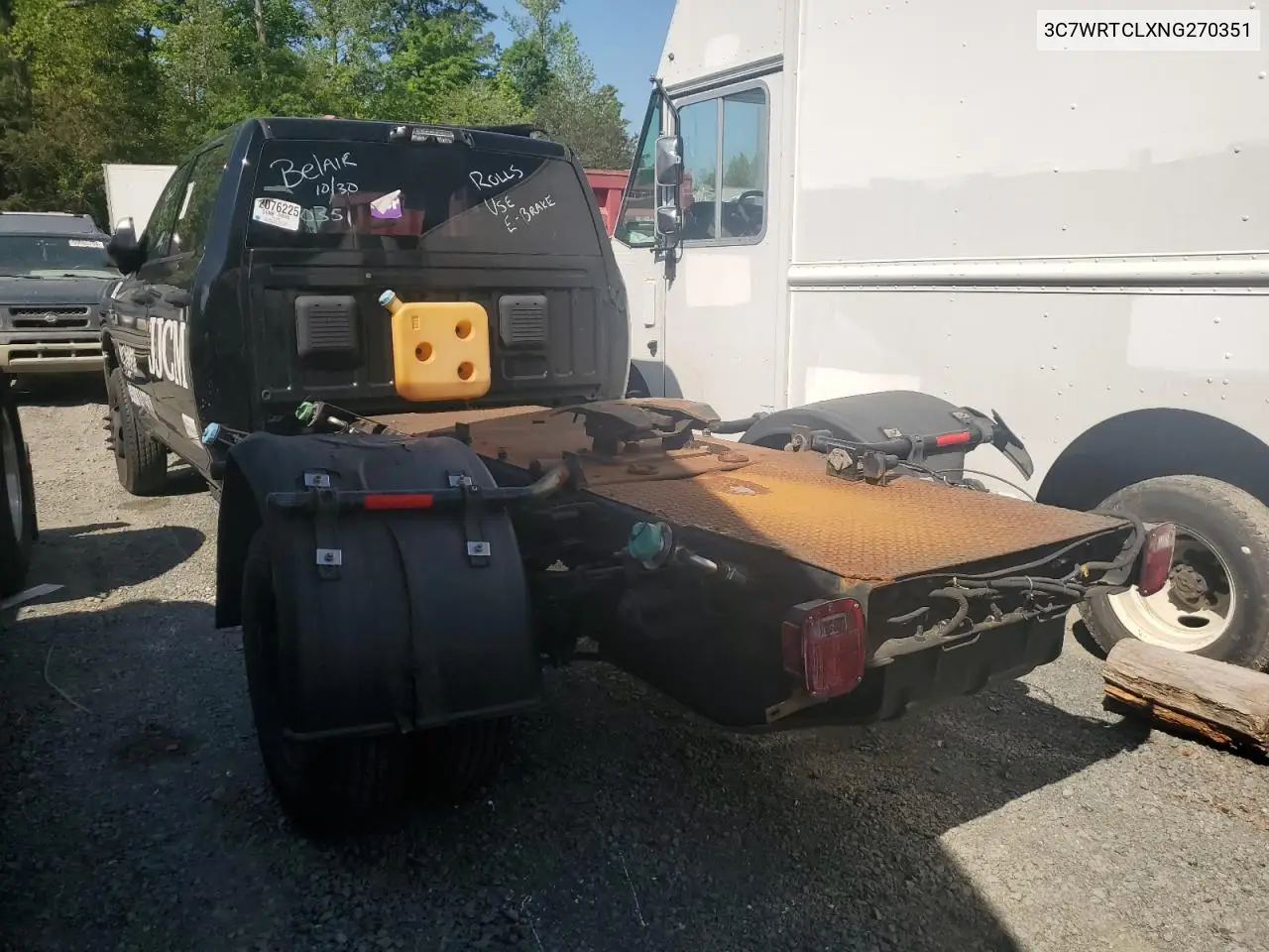 2022 Ram 3500 VIN: 3C7WRTCLXNG270351 Lot: 54754695
