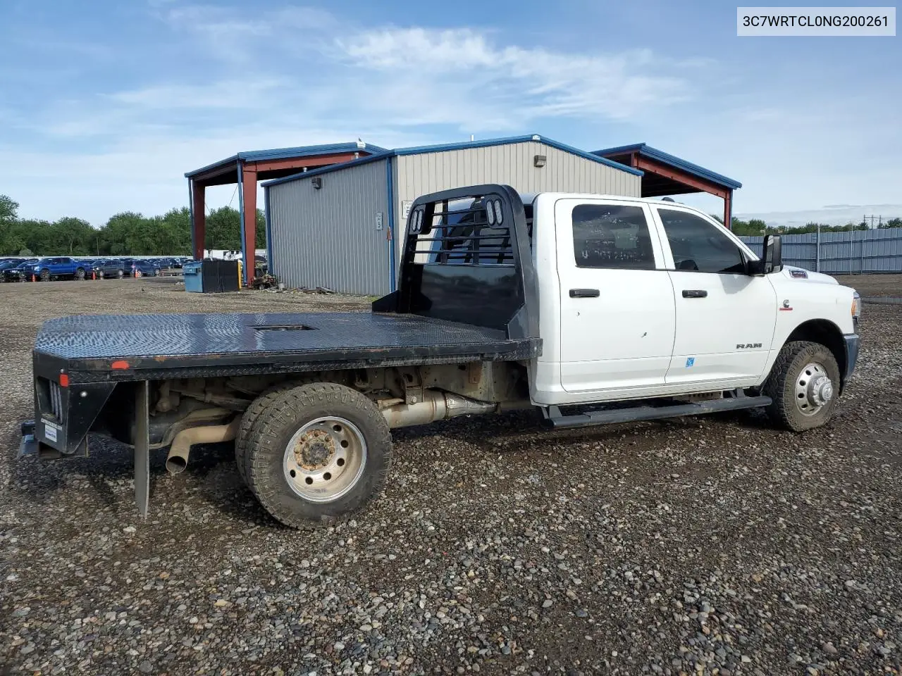 2022 Ram 3500 VIN: 3C7WRTCL0NG200261 Lot: 56597745