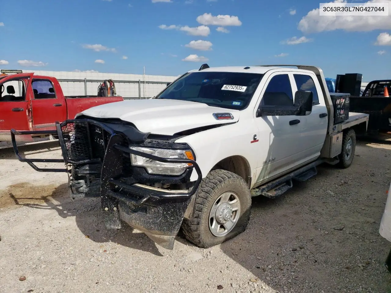 2022 Ram 3500 Tradesman VIN: 3C63R3GL7NG427044 Lot: 62752935