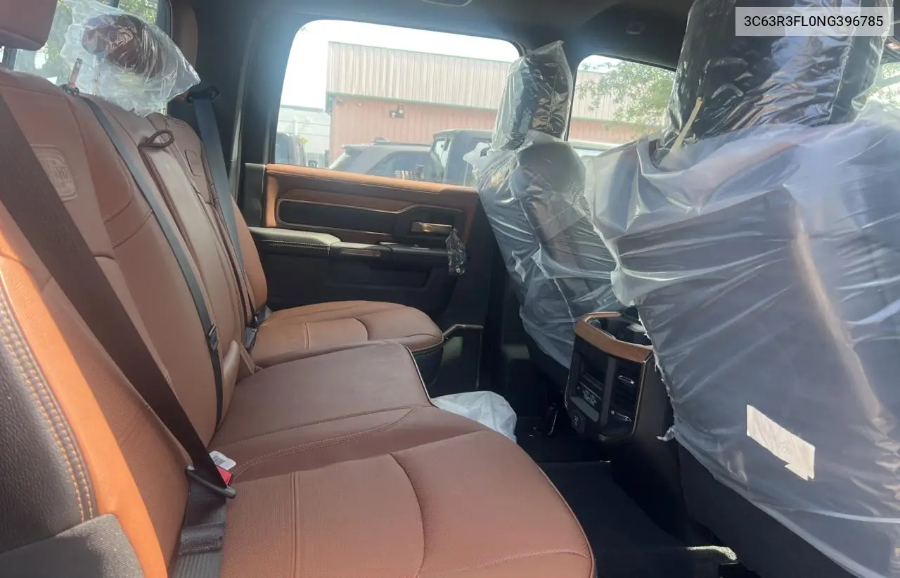 2022 Ram 3500 Longhorn VIN: 3C63R3FL0NG396785 Lot: 64108295