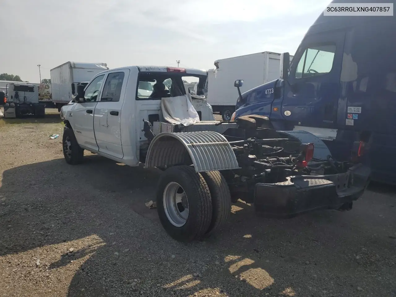 2022 Ram 3500 Tradesman VIN: 3C63RRGLXNG407857 Lot: 65264425