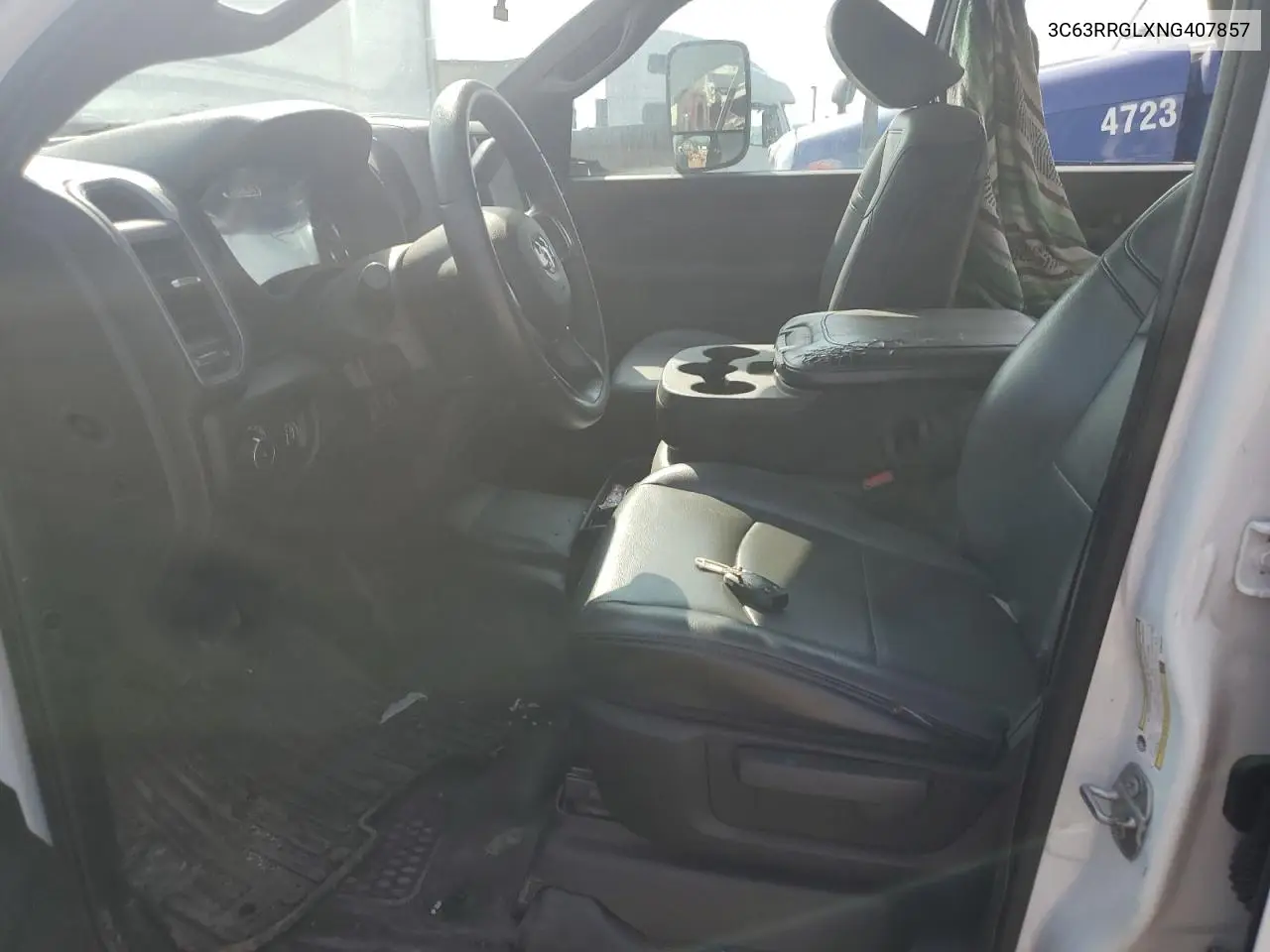 2022 Ram 3500 Tradesman VIN: 3C63RRGLXNG407857 Lot: 65264425