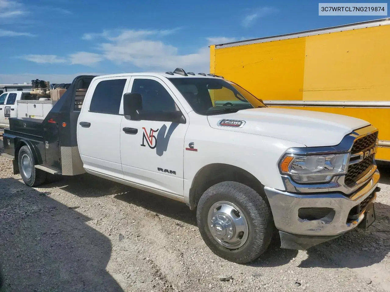 2022 Ram 3500 VIN: 3C7WRTCL7NG219874 Lot: 65916975