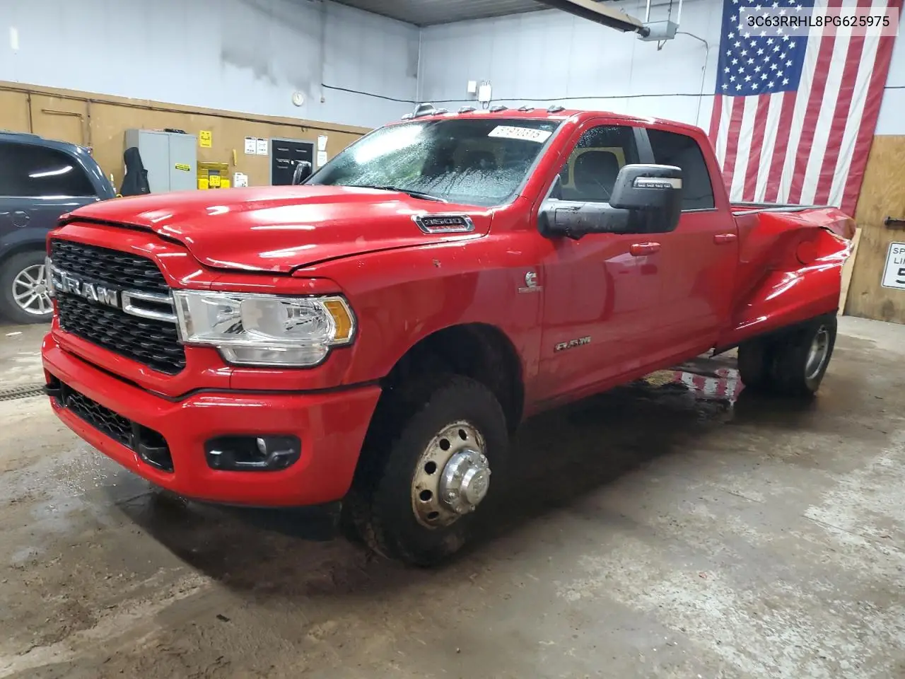 2023 Ram 3500 Big Horn VIN: 3C63RRHL8PG625975 Lot: 51910315