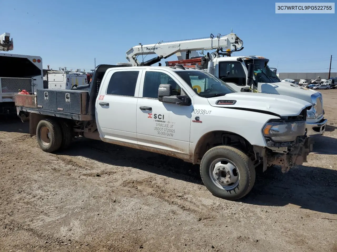 2023 Ram 3500 VIN: 3C7WRTCL9PG522755 Lot: 61208555