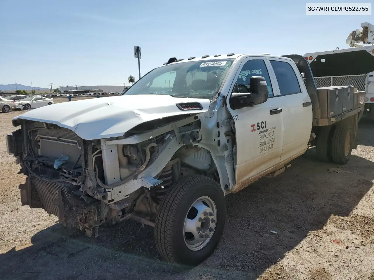 2023 Ram 3500 VIN: 3C7WRTCL9PG522755 Lot: 61208555