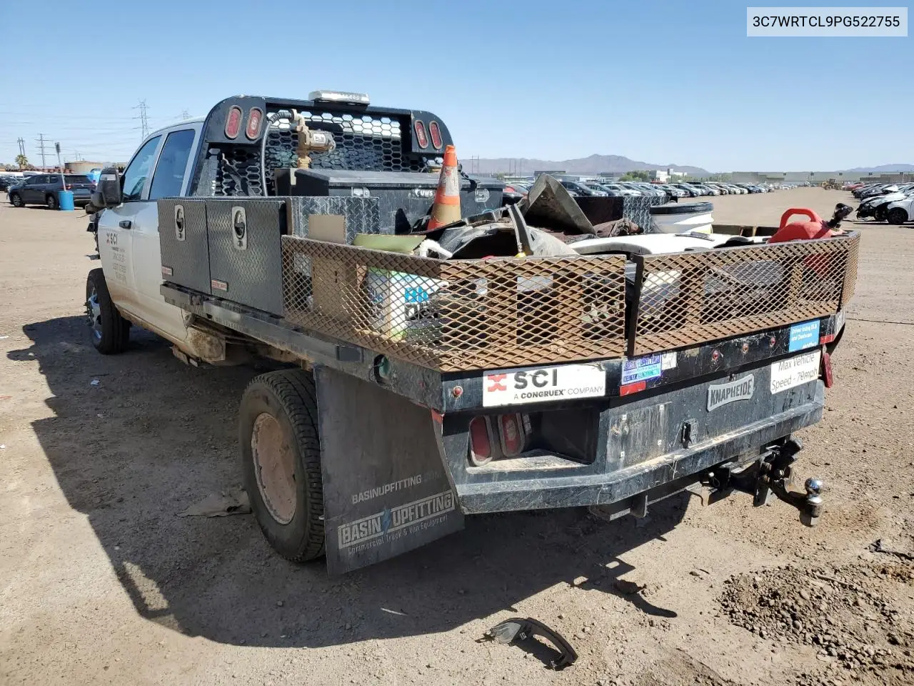 2023 Ram 3500 VIN: 3C7WRTCL9PG522755 Lot: 61208555