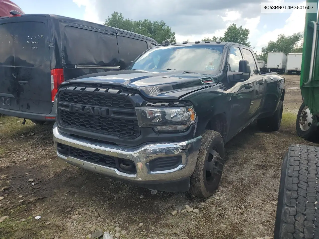 2023 Ram 3500 Tradesman VIN: 3C63RRGL4PG501607 Lot: 62144545