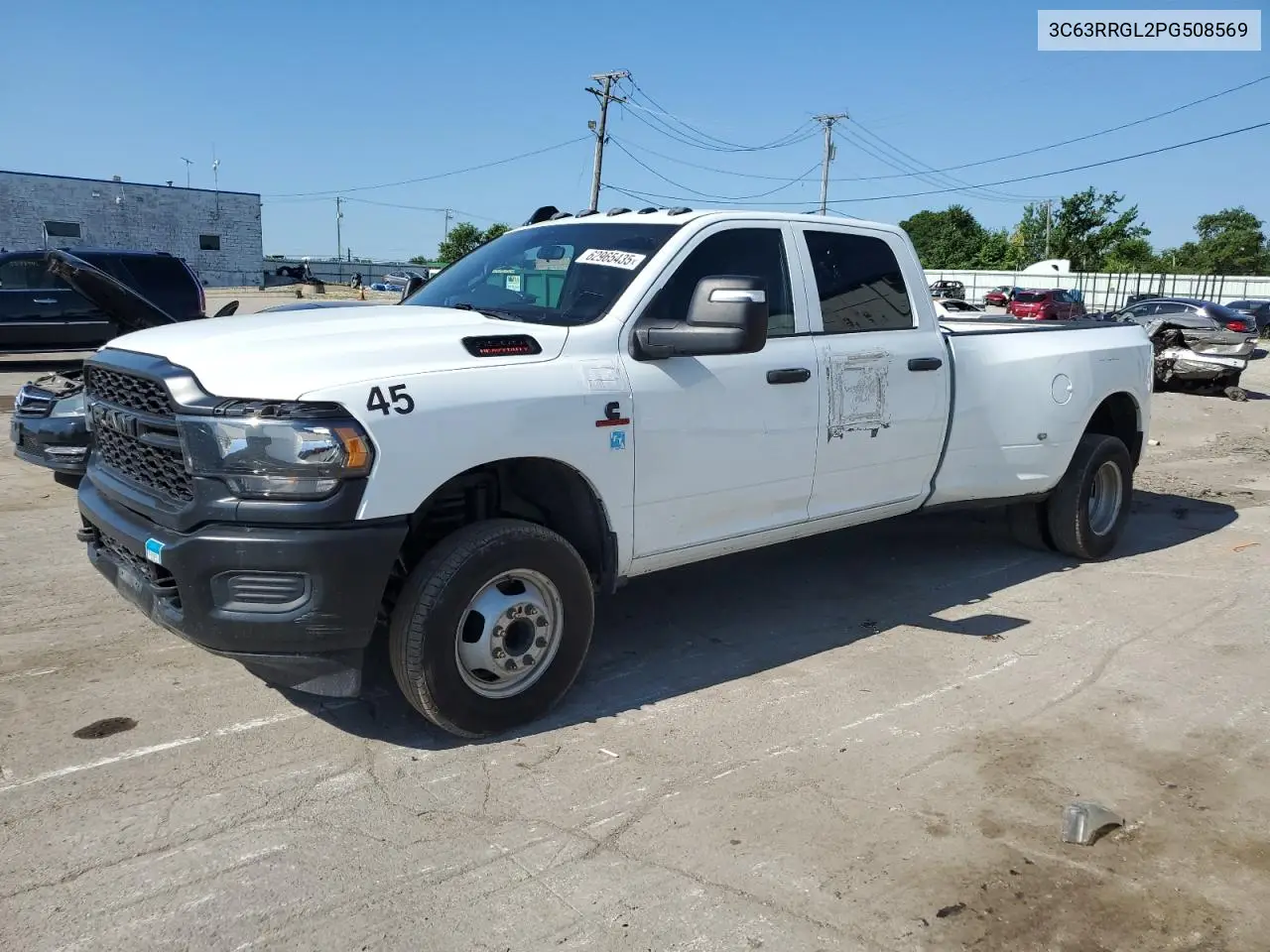2023 Ram 3500 Tradesman VIN: 3C63RRGL2PG508569 Lot: 62965435