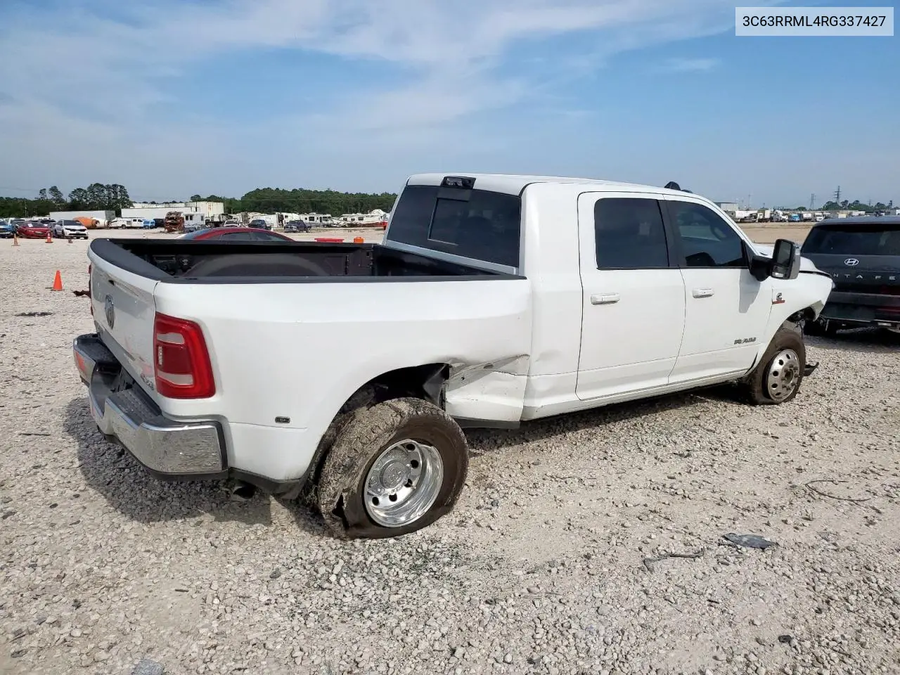 2024 Ram 3500 Laramie VIN: 3C63RRML4RG337427 Lot: 56550855