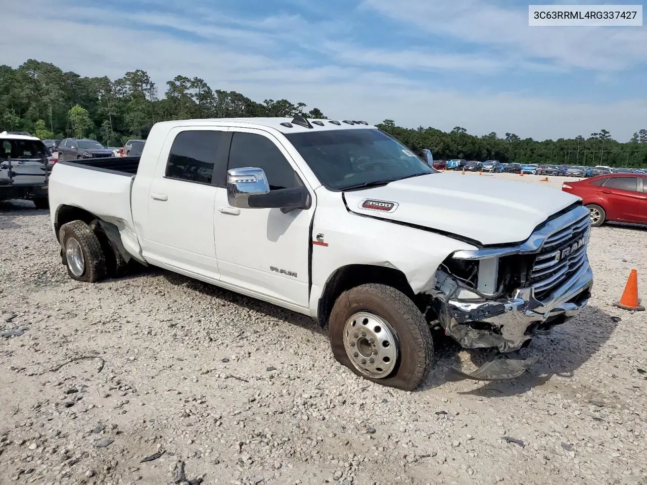2024 Ram 3500 Laramie VIN: 3C63RRML4RG337427 Lot: 56550855