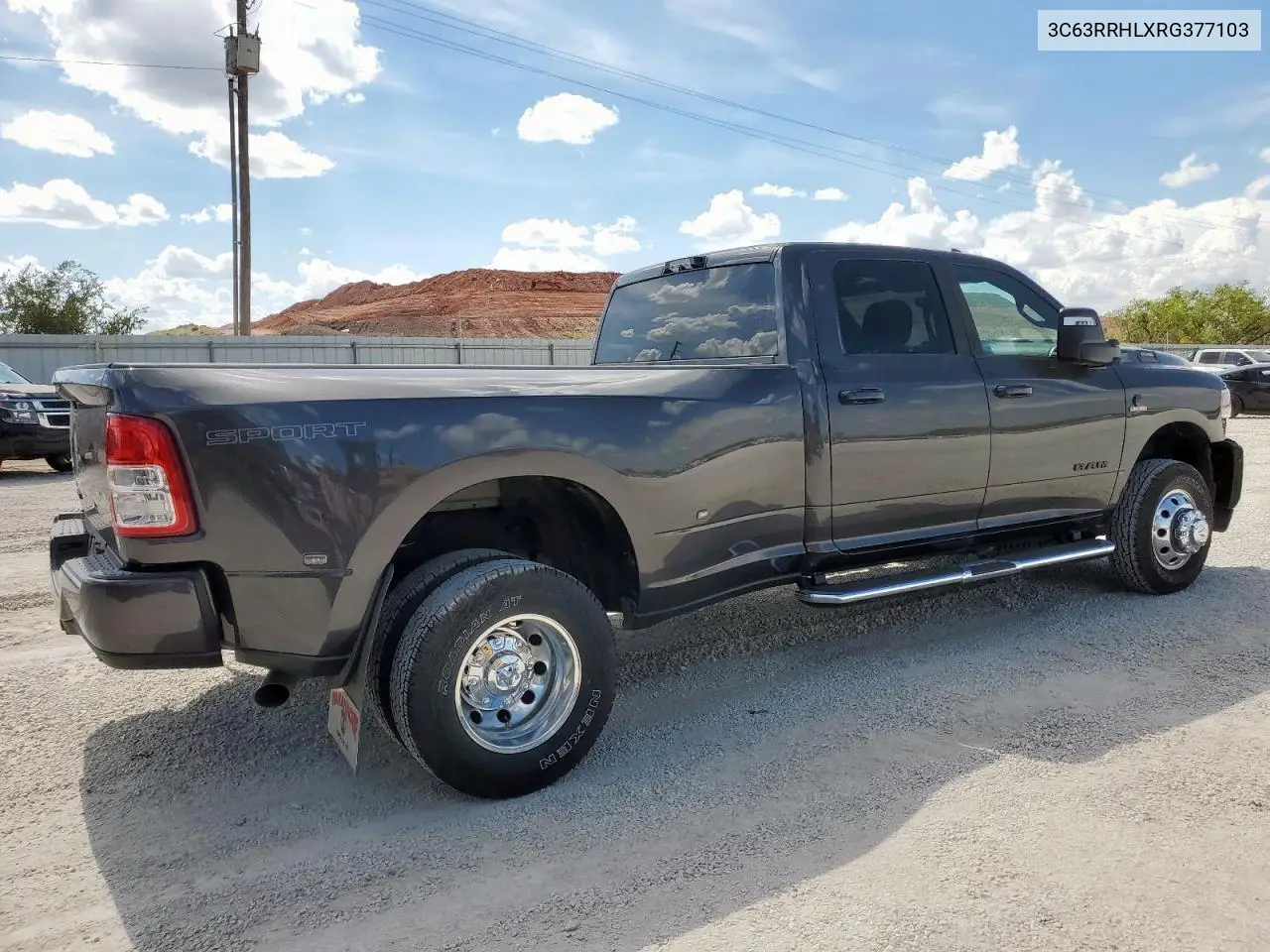 2024 Ram 3500 Big Horn VIN: 3C63RRHLXRG377103 Lot: 62201425