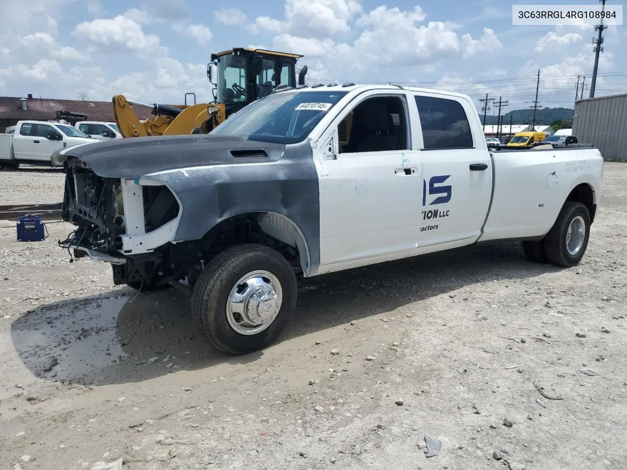 2024 Ram 3500 Tradesman VIN: 3C63RRGL4RG108984 Lot: 64810745