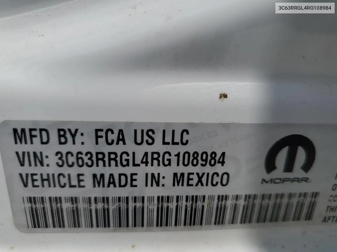 2024 Ram 3500 Tradesman VIN: 3C63RRGL4RG108984 Lot: 64810745