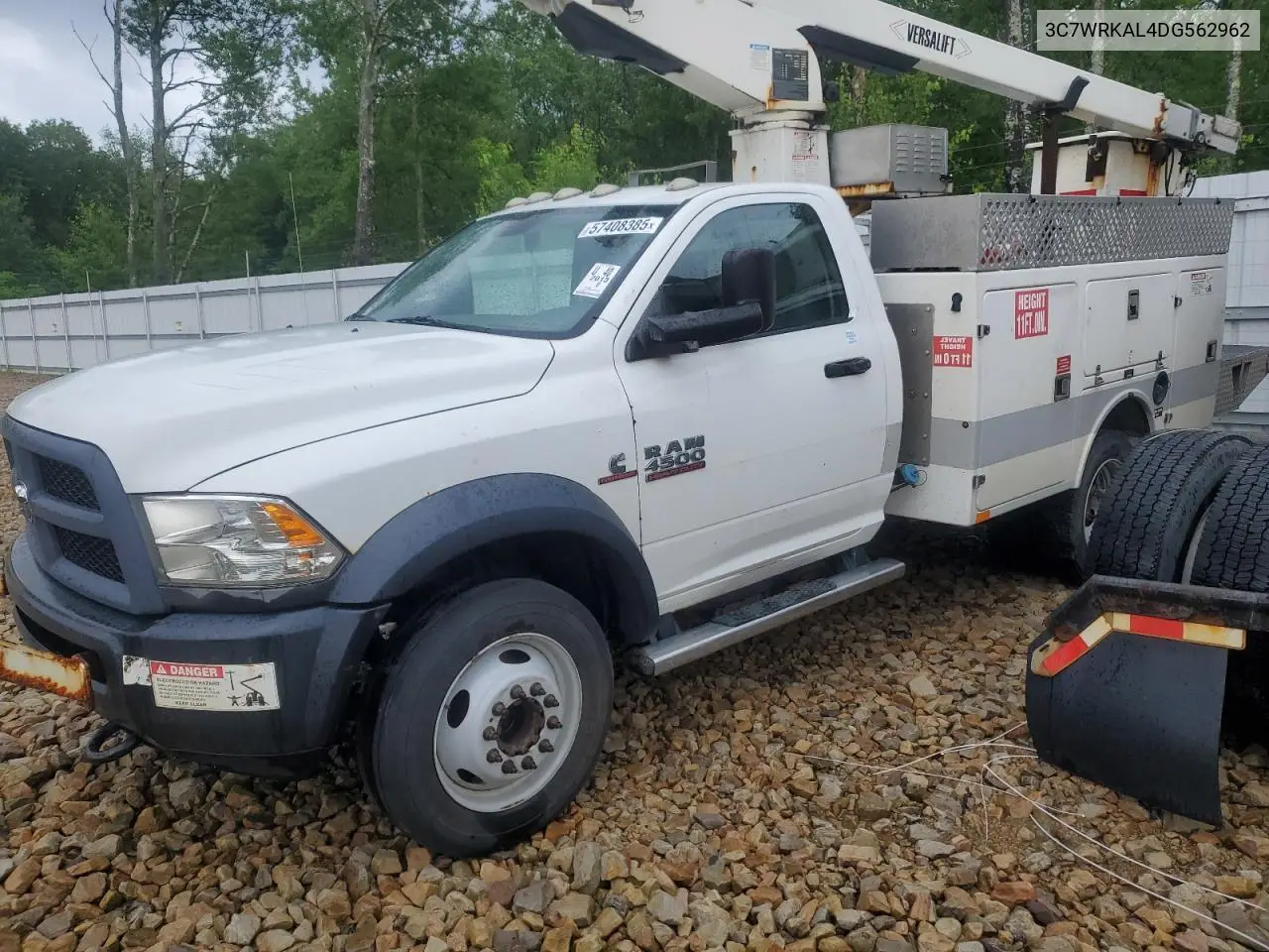 2013 Ram 4500 VIN: 3C7WRKAL4DG562962 Lot: 57408385