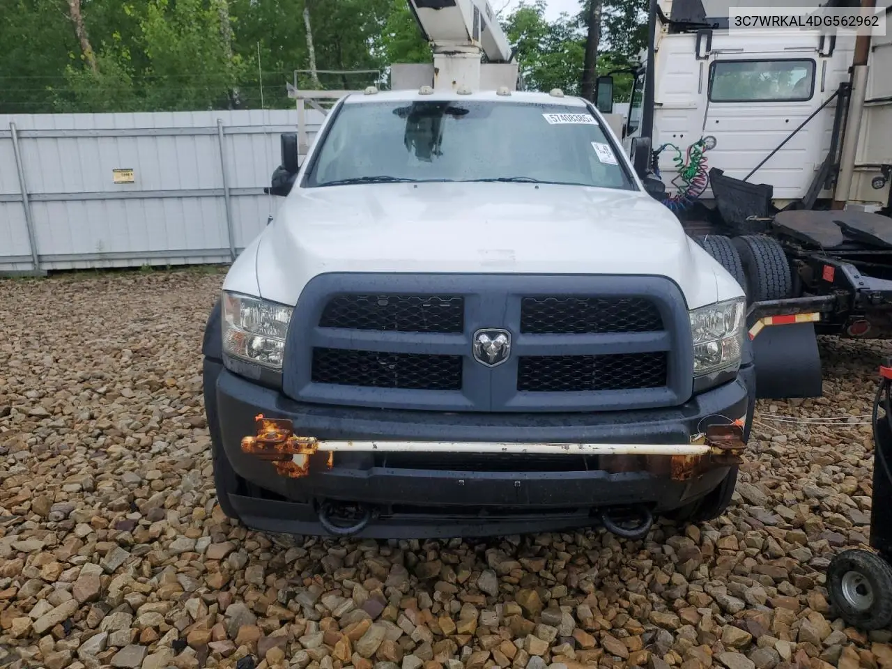 2013 Ram 4500 VIN: 3C7WRKAL4DG562962 Lot: 57408385