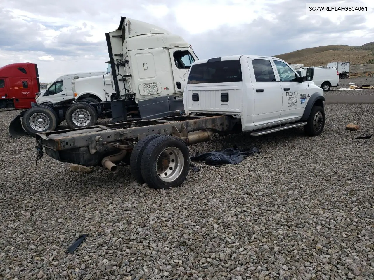 2015 Ram 4500 VIN: 3C7WRLFL4FG504061 Lot: 62880355