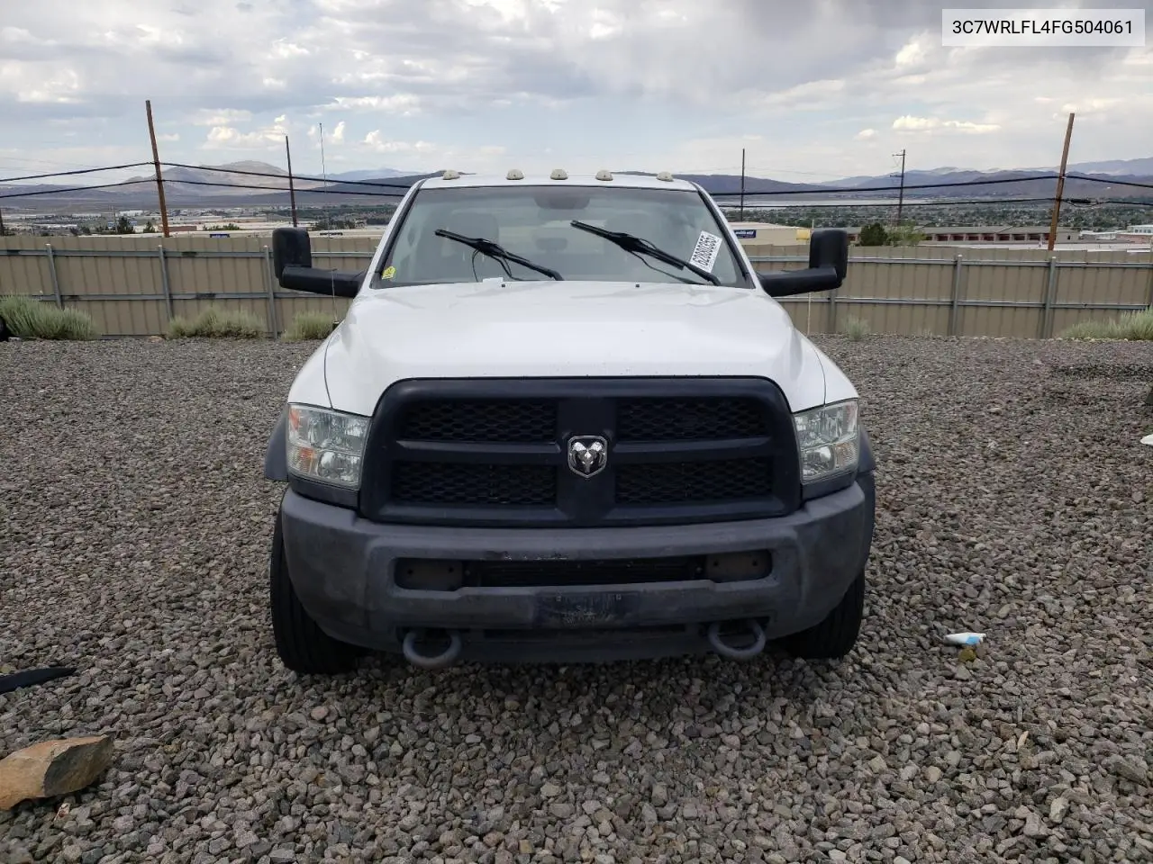 2015 Ram 4500 VIN: 3C7WRLFL4FG504061 Lot: 62880355
