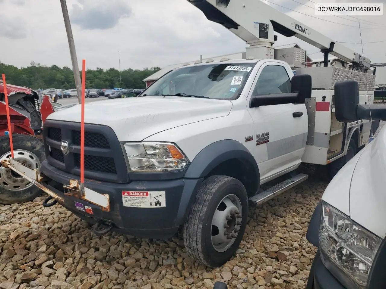 2015 Ram Trucks 4500 - Trucks VIN: 3C7WRKAJ3FG698016 Lot: 63350995
