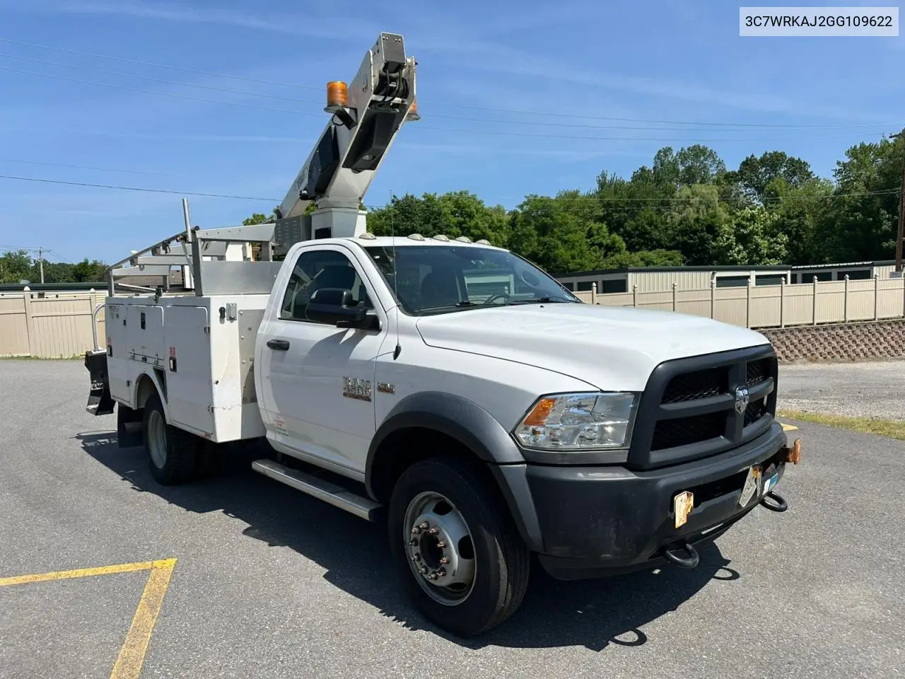 2016 Ram 4500 VIN: 3C7WRKAJ2GG109622 Lot: 61403565