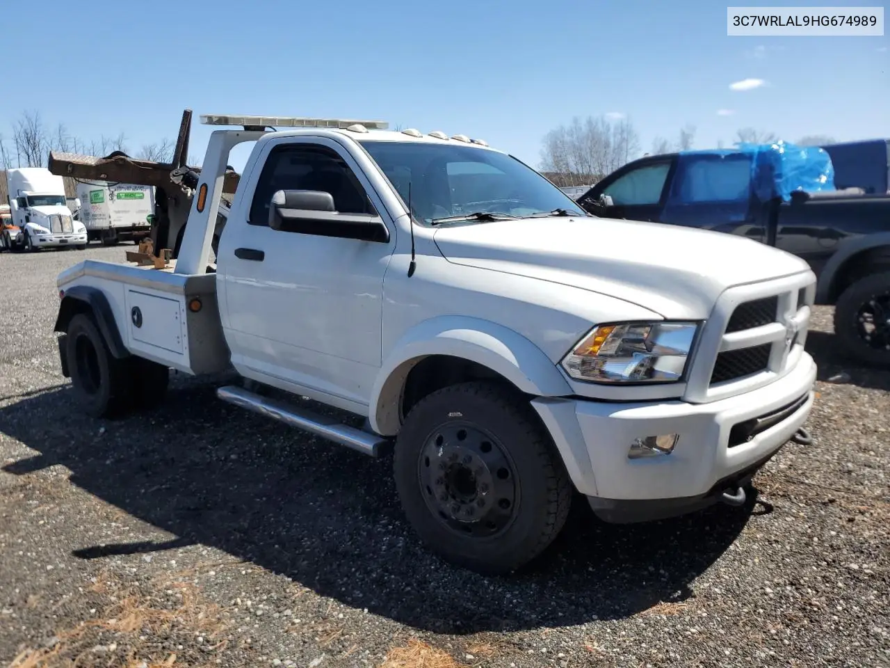 2017 Ram 4500 VIN: 3C7WRLAL9HG674989 Lot: 51786865