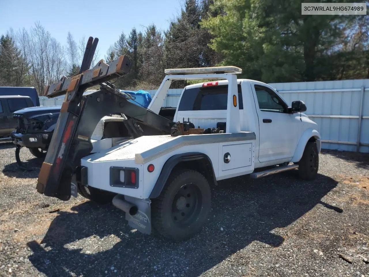 2017 Ram 4500 VIN: 3C7WRLAL9HG674989 Lot: 51786865